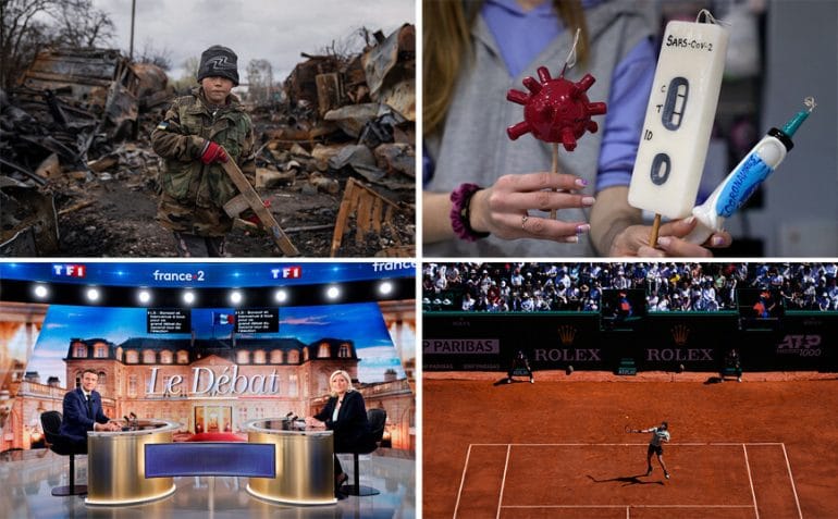 oukrania debate tsitsipas koronoios Associated Press, Greece, the best photos of the week