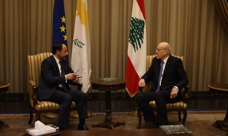 b proedros livanos exclusive, LEBANON, IMMIGRATION, President Christodoulidis