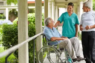 happy seniors nursing home