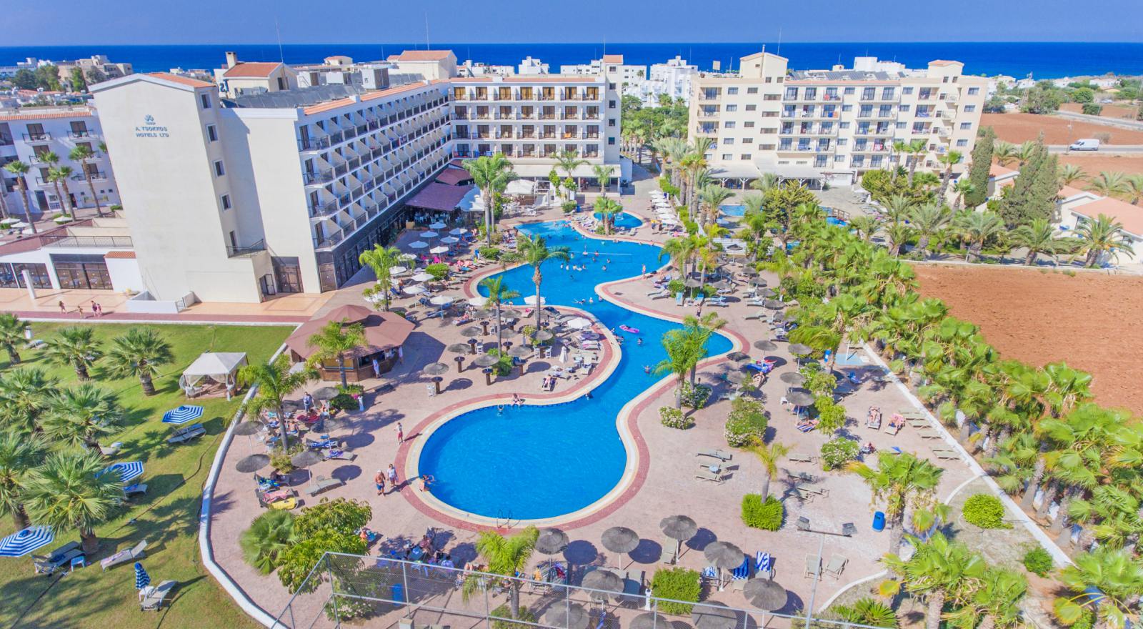 TSGH01 PoolArea Tsokkos Hotels, Nea Famagusta, Hotels, Hotel