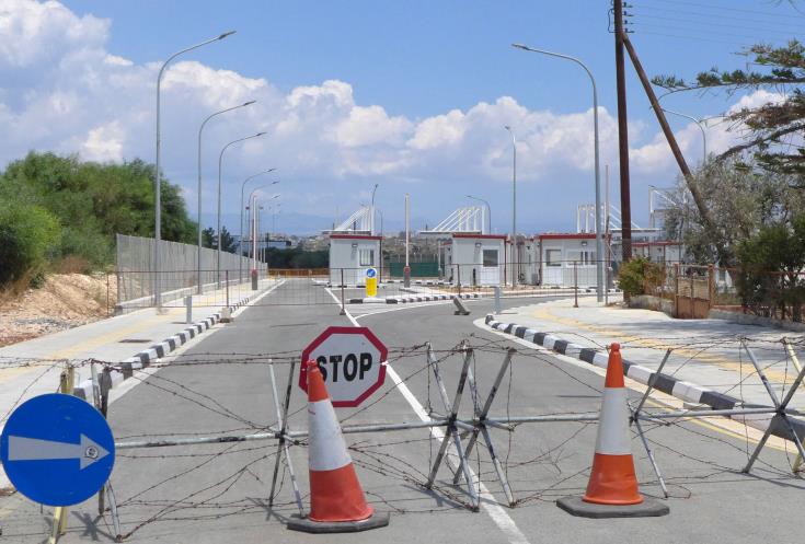 odofragma Nea Famagusta, roadblock, Deryneia Roadblock