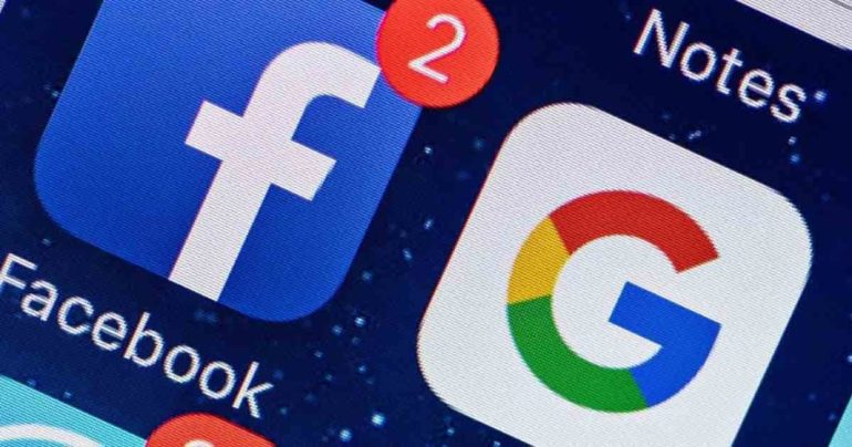 facebook google Facebook, Google, Fines