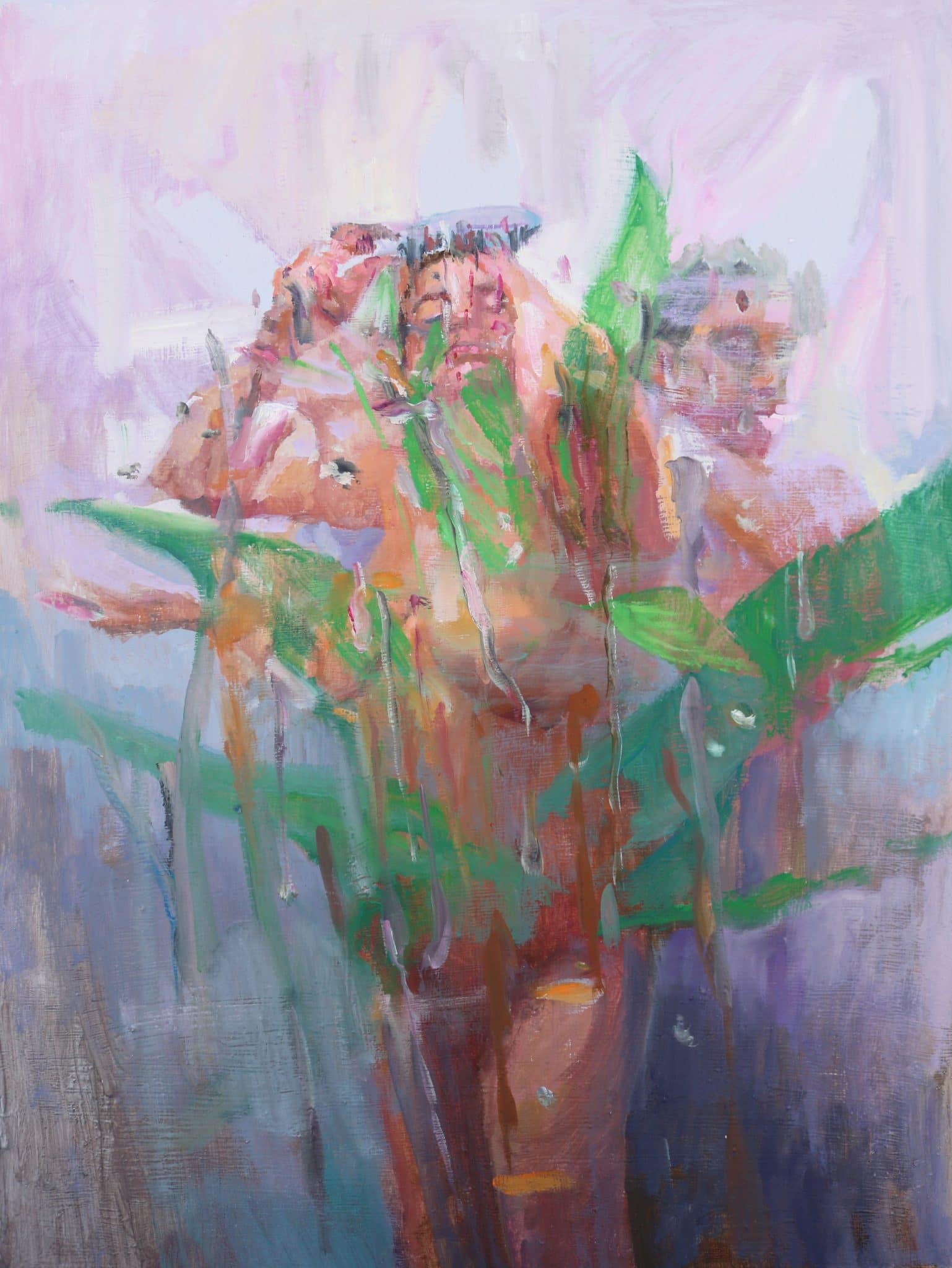 Metamorphosis oil on canvas 80x60cm 2021jpg scaled painting, Styliana Katsiari