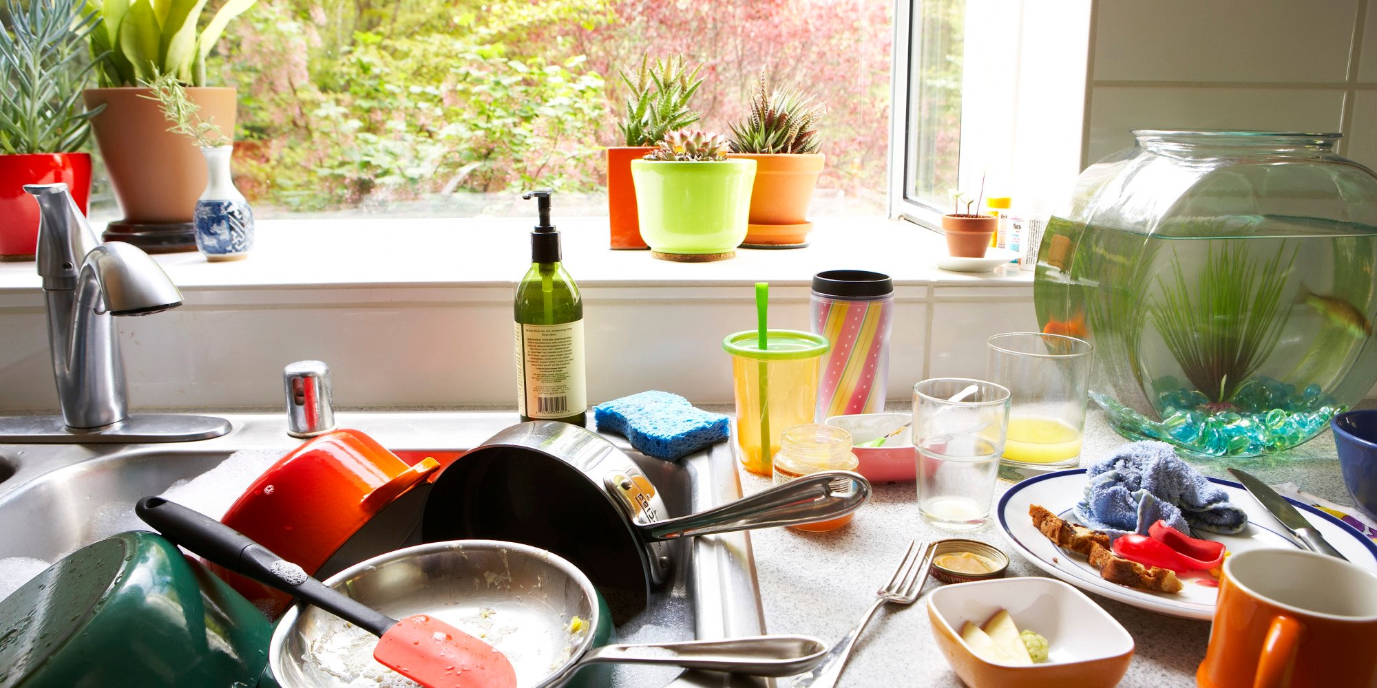 Kitchen cleanliness when guests leave