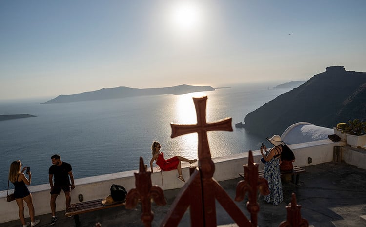 santorini iliovasilema Associated Press, Greece, the best photos of the week