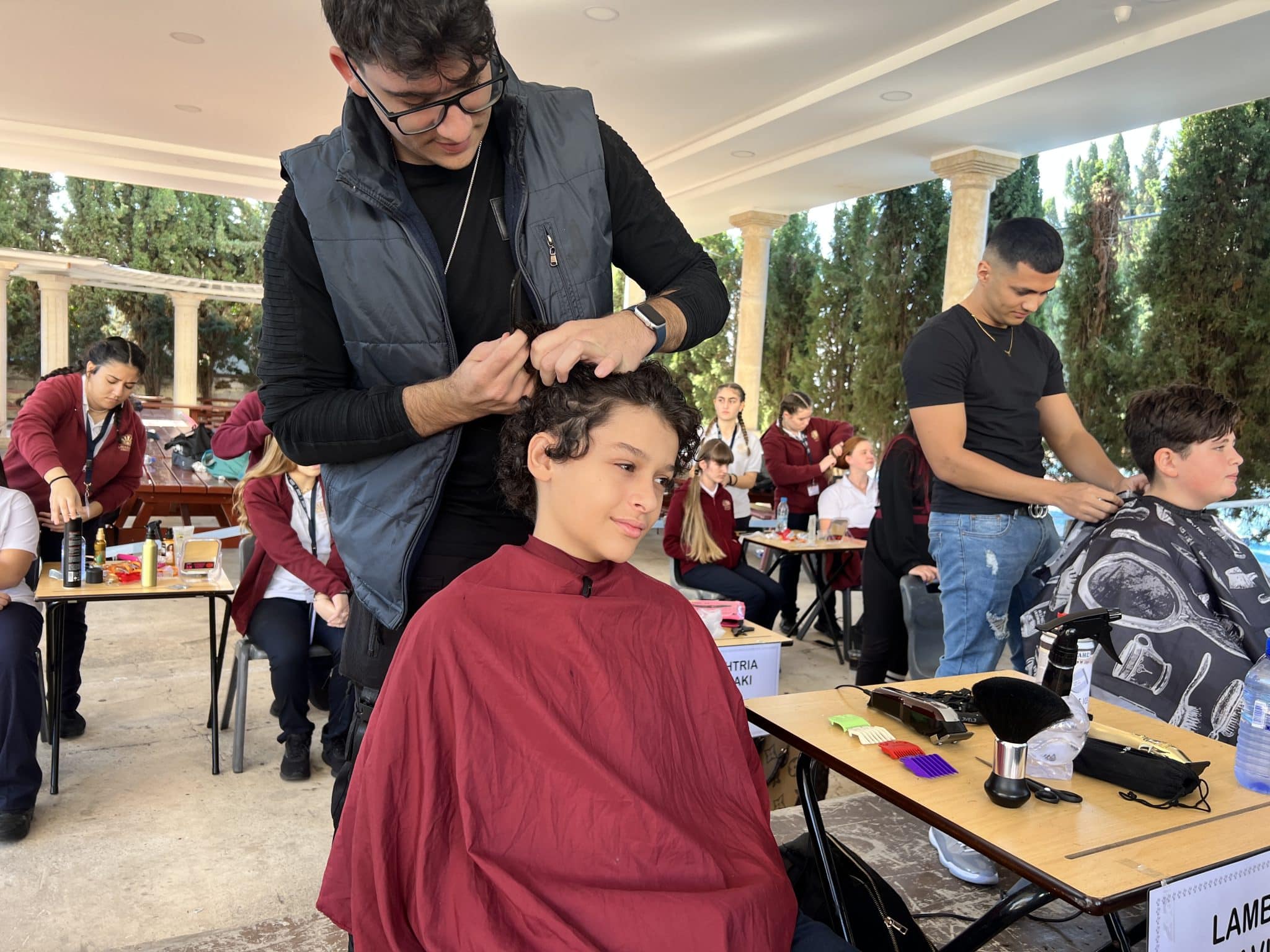 XENION HIGH SCHOOL: Students and teachers got haircuts for a good cause  (VIDEO+PHOTOS) - Famagusta News